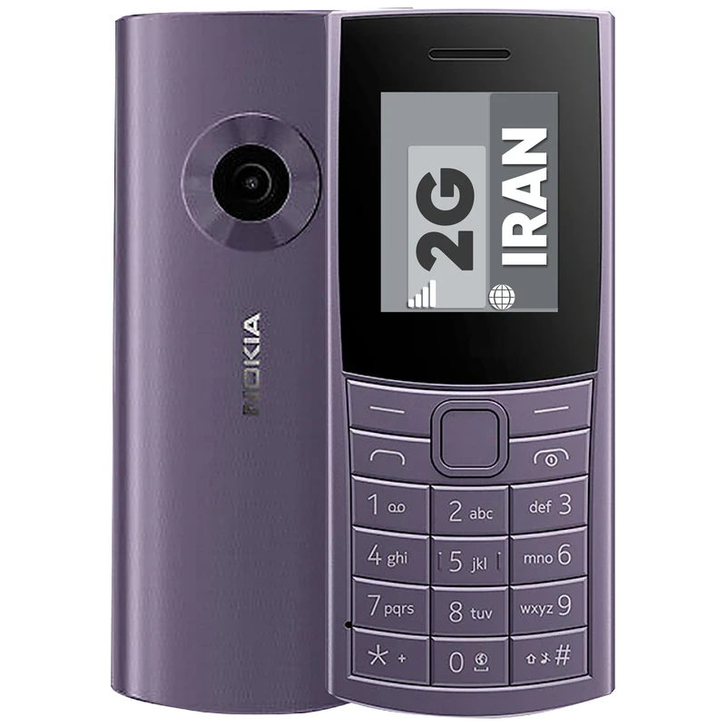 گوشی موبایل نوکیا Nokia 110 2023 دو سیم کارت | مونتاژ ایران تحت لیسانس نوکیا | ایران