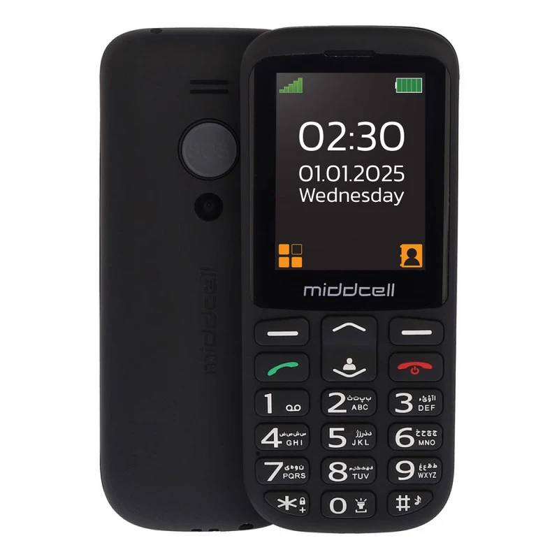 گوشی موبایل میدسل Midcel M230 دو سیم کارت | ظرفیت 32 مگابایت رم 32 مگابایت | چین