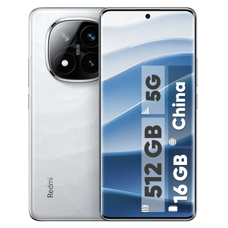 گوشی شیائومی Redmi Note 14 Pro Plus 5G دو سیم کارت | ظرفیت 512 گیگابایت و رم 16 گیگابایت | چین