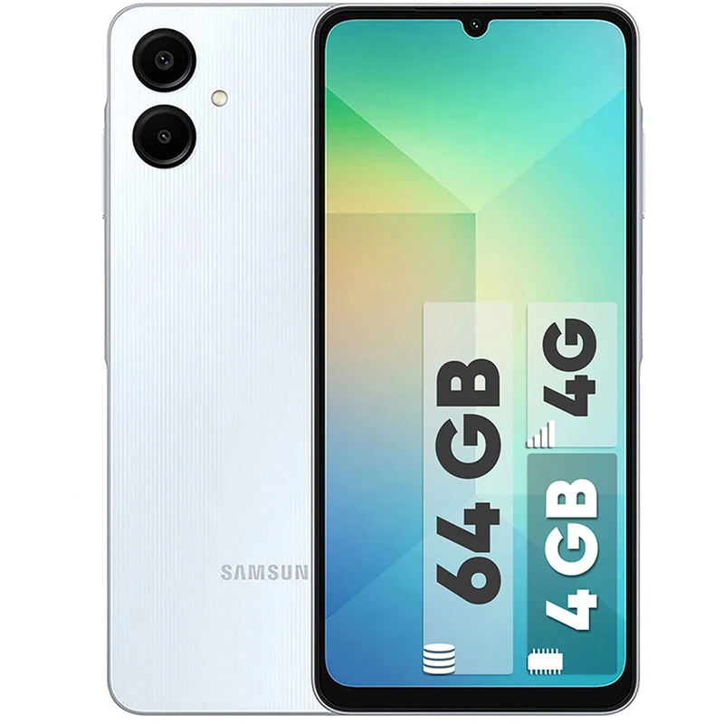 گوشی موبایل سامسونگ Galaxy A06 دو سیم کارت | 64 گیگابایت حافظه و 4 گیگابایت رم | چین