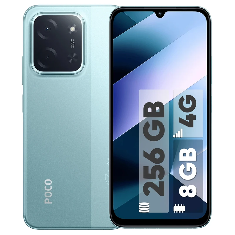 گوشی موبایل شیائومی Poco C85 4G دو سیم کارت | ظرفیت 256 گیگابایت و رم 8 گیگابایت | چین