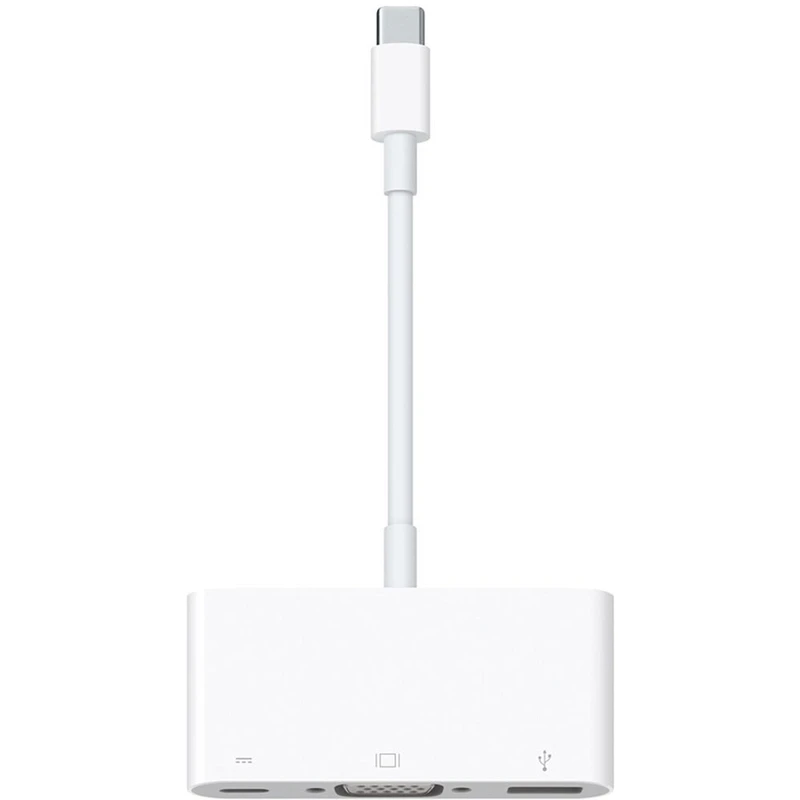 مبدل USB-C اپل مدل VGA Multiport Adapter | آداپتور چندکاره Apple USB-C به VGA و USB | چین